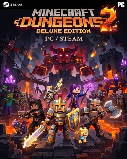 Minecraft Dungeons II Deluxe Edition PC Konto Offline Dostęp Steam