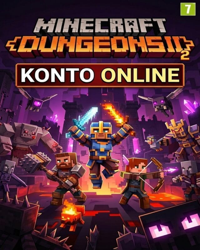 Minecraft Dungeons II 2 PC Konto Online Microsoft